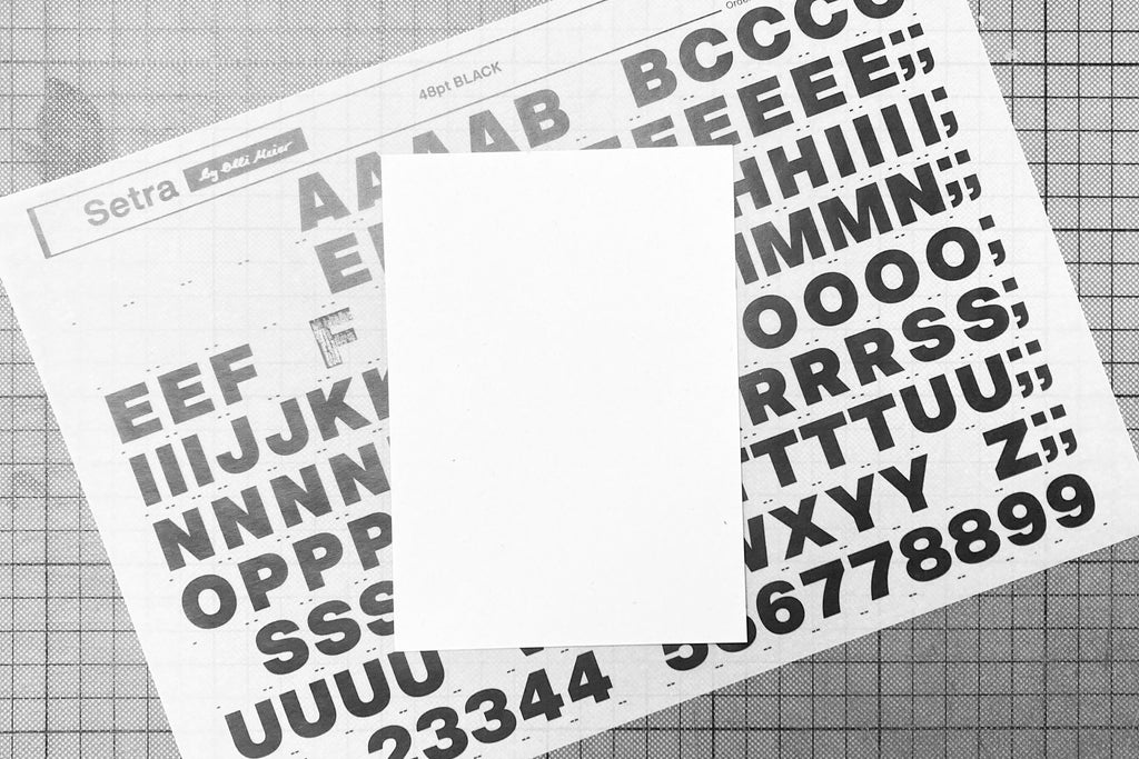Unique Postcard Setra 48pt Black Uppercase